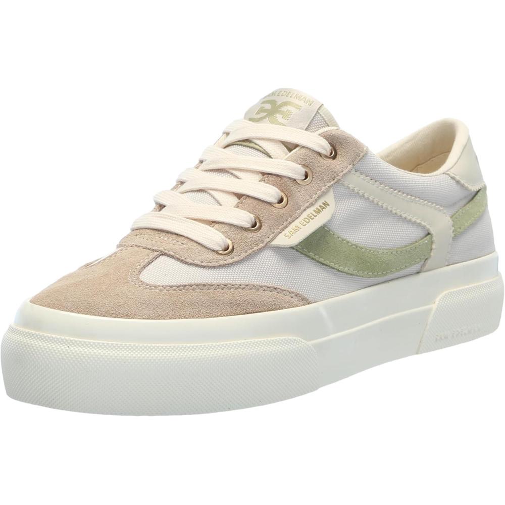 imageSam Edelman Womens Simone SneakerLight OatWashed WasabiCream