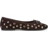 imageSam Edelman Womens Alie Ballet FlatCaf Noir Stud
