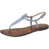 imageSam Edelman Womens Gigi Flat SandalBlue Breeze