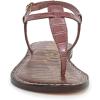 imageSam Edelman Womens Gigi Flat SandalDark Winter Mauve