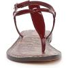 imageSam Edelman Womens Gigi Flat SandalFrench Merlot