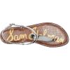 imageSam Edelman Womens Gigi Flat SandalSoft Silver