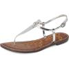imageSam Edelman Womens Gigi Flat SandalSoft Silver