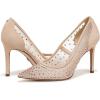 imageSam Edelman Womens Hazel Mesh PumpVintage PinkBeechwood Glitz