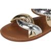 imageSam Edelman Womens Hellen Flat SandalGoldSilver