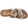 imageSam Edelman Womens Hellen Flat SandalGoldSilver