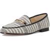 imageSam Edelman Womens Loraine LoaferBlackNatural Striped Linen