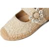 imageSam Edelman Womens Maddy Mary Jane FlatIvoryNatural Lace
