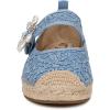 imageSam Edelman Womens Maddy Mary Jane FlatRoyal Sky Blue Lace