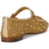 imageSam Edelman Womens Michaela Mary Jane FlatAmber Gold Glitz Mesh