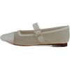 imageSam Edelman Womens Miranda Mary Jane FlatModern Ivory