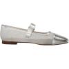 imageSam Edelman Womens Miranda Mary Jane FlatSoft Silver