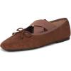 imageSam Edelman Womens Arya Ballet FlatDark Terra Toffee