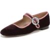 imageSam Edelman Womens Michaela Glow Mary Jane FlatParisian Plum