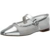 imageSam Edelman Womens Miranda Mary Jane FlatSoft Silver