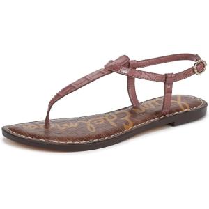 imageSam Edelman Womens Gigi Flat SandalDark Winter Mauve