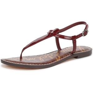 imageSam Edelman Womens Gigi Flat SandalFrench Merlot