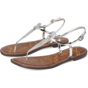 imageSam Edelman Womens Gigi Flat SandalSoft Silver
