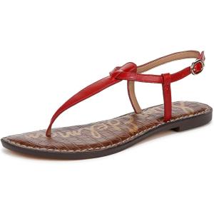 imageSam Edelman Womens Gigi Flat SandalSummer Red