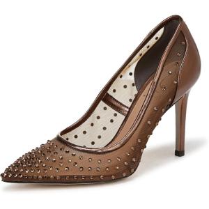 imageSam Edelman Womens Hazel Mesh PumpBronze Metallic Glitz