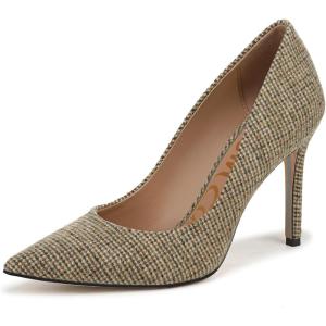 imageSam Edelman Womens Hazel Pump Olive Branch Plaid Multi
