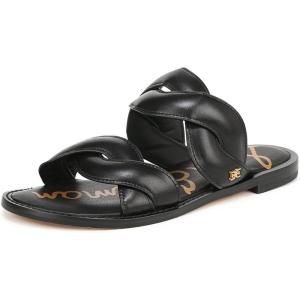 imageSam Edelman Womens Hellen Flat SandalBlack Leather