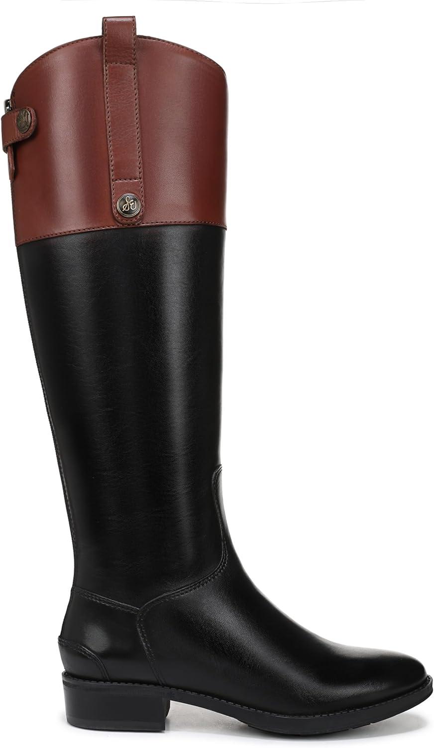 imageSam Edelman Womens Penny Classic Equestrian BootBlackStable Brown
