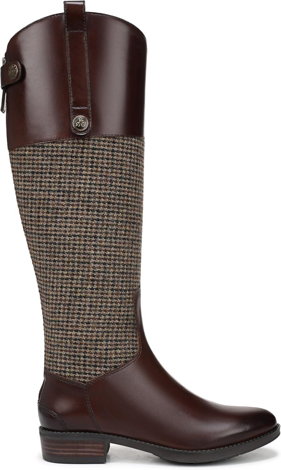 imageSam Edelman Womens Penny Classic Equestrian BootBrown Multi Tweed