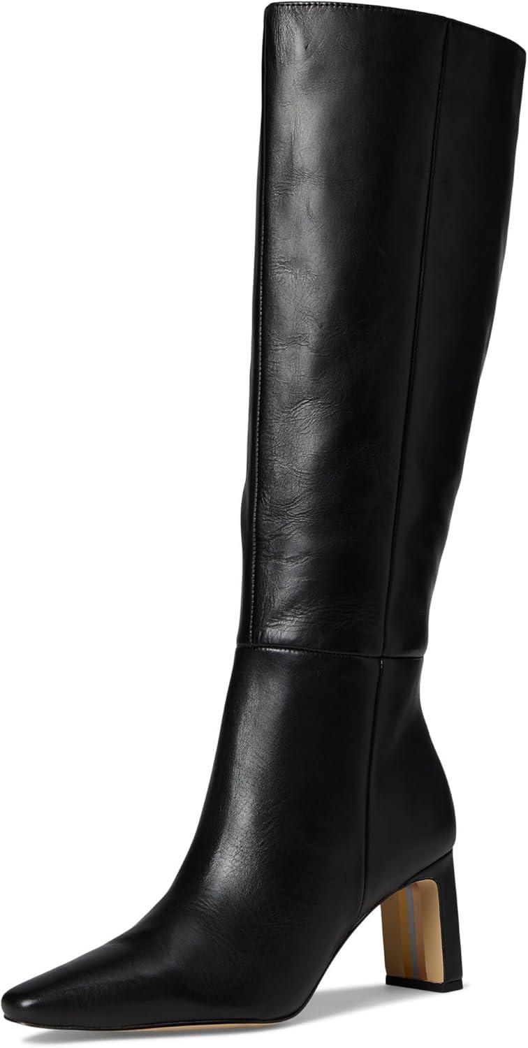imageSam Edelman Womens Sylvia Knee High BootBlack Leather Wide Calf