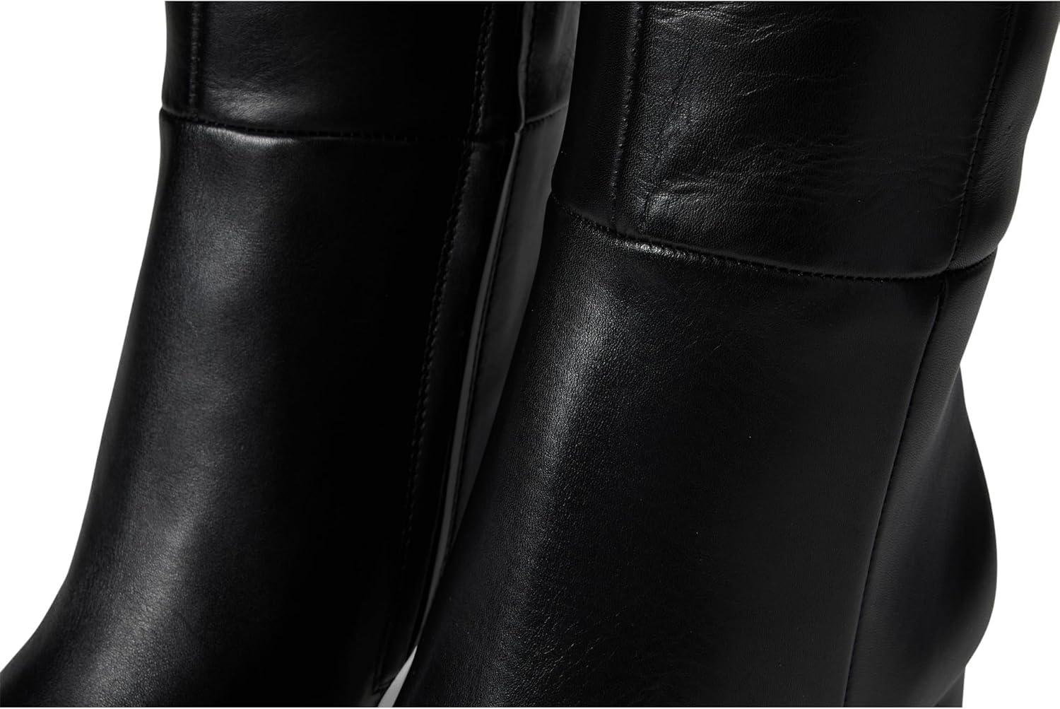 imageSam Edelman Womens Sylvia Knee High BootBlack Leather Wide Calf