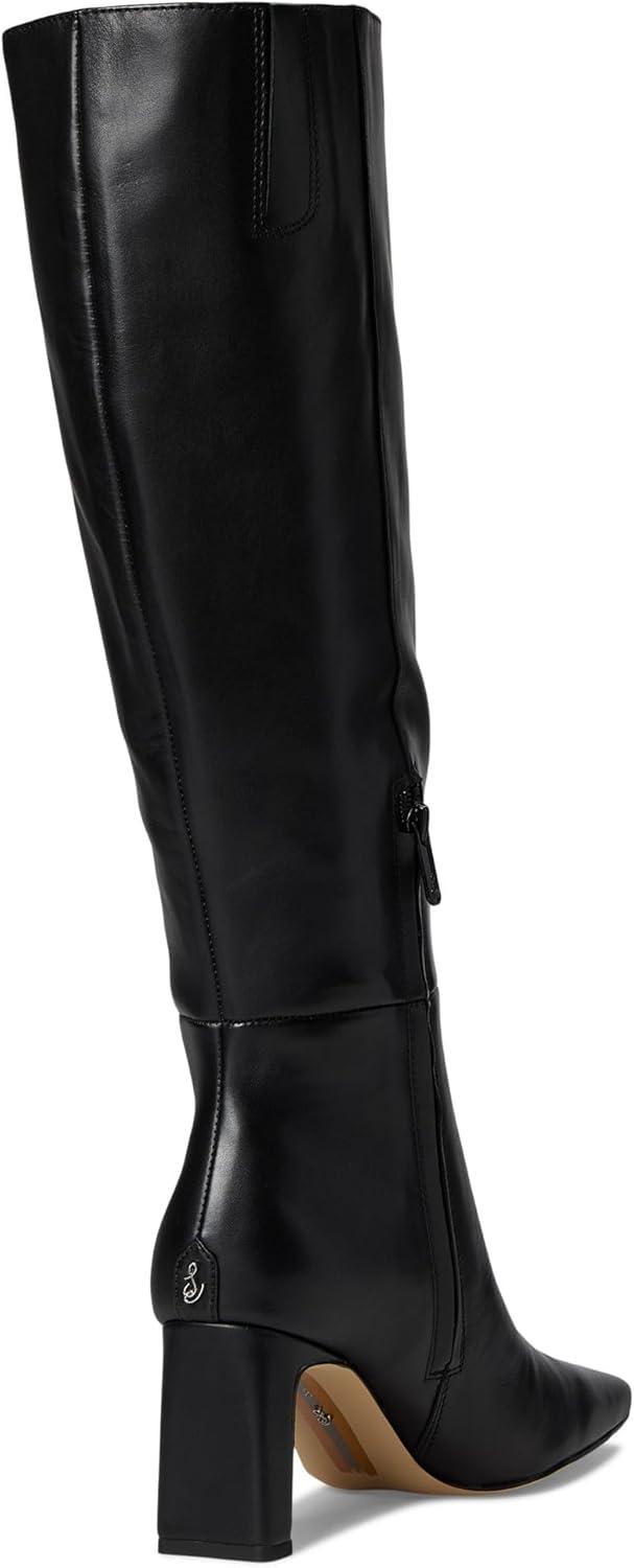 imageSam Edelman Womens Sylvia Knee High BootBlack Leather Wide Calf