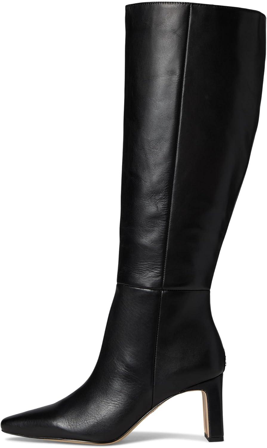 imageSam Edelman Womens Sylvia Knee High BootBlack Leather Wide Calf