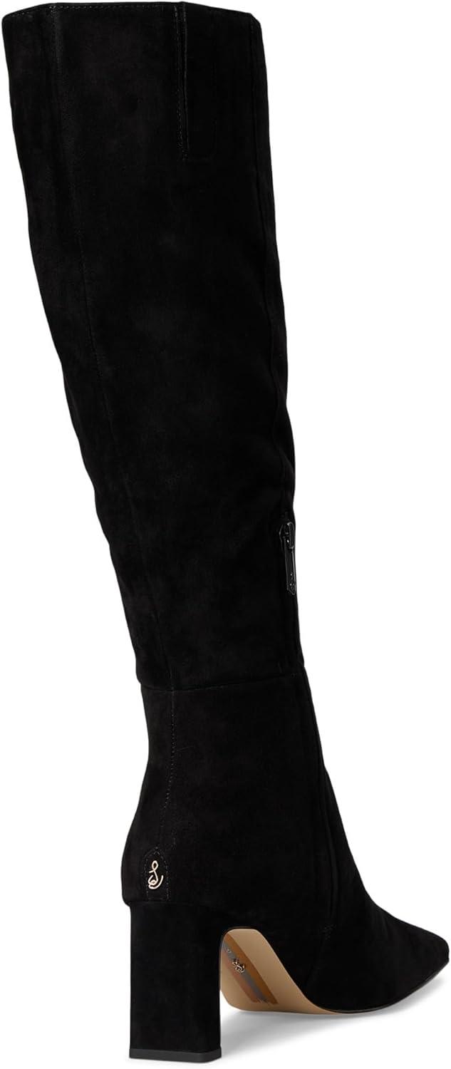imageSam Edelman Womens Sylvia Knee High BootBlack Suede Wide Calf