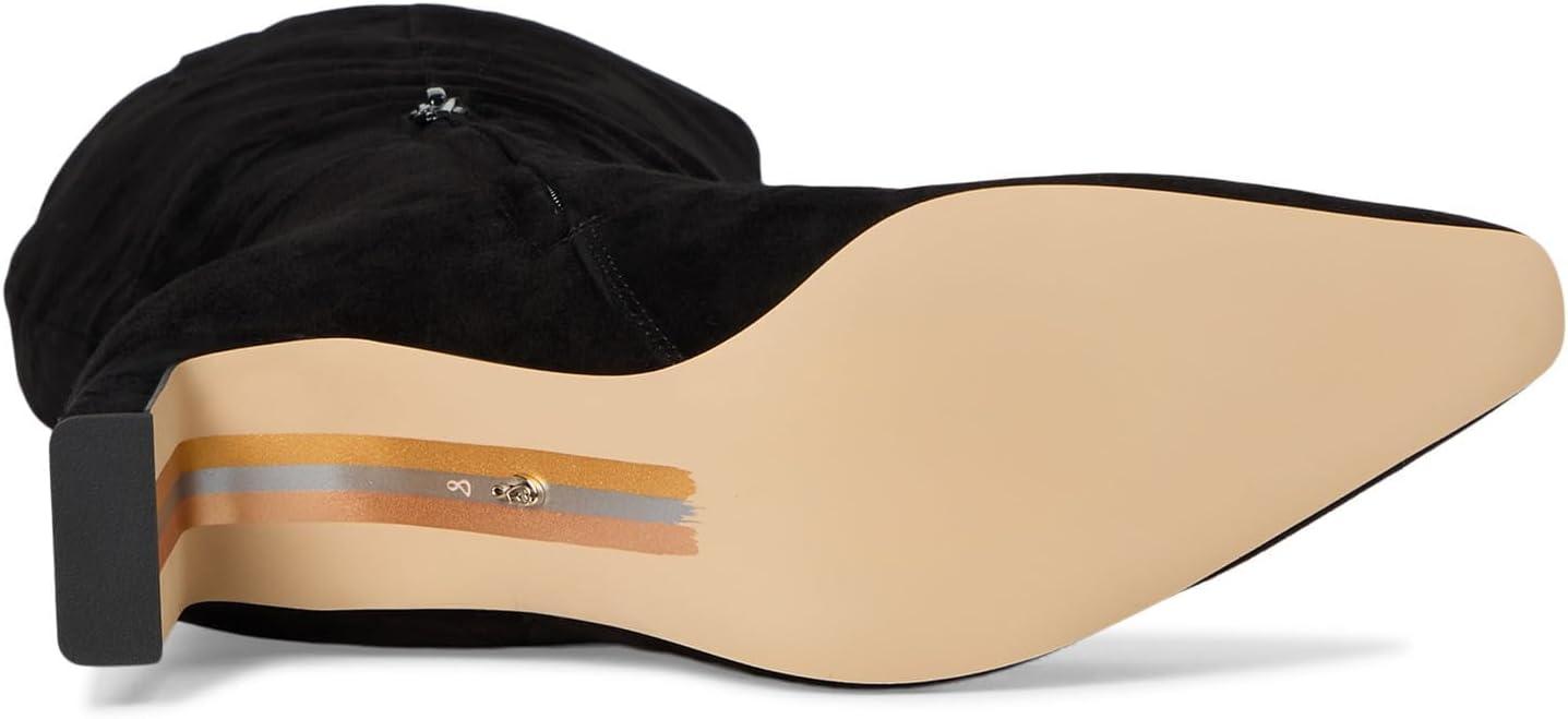 imageSam Edelman Womens Sylvia Knee High BootBlack Suede Wide Calf