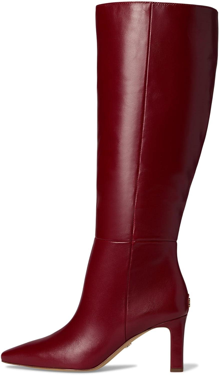 imageSam Edelman Womens Sylvia Knee High BootCabernet Red Wide Calf