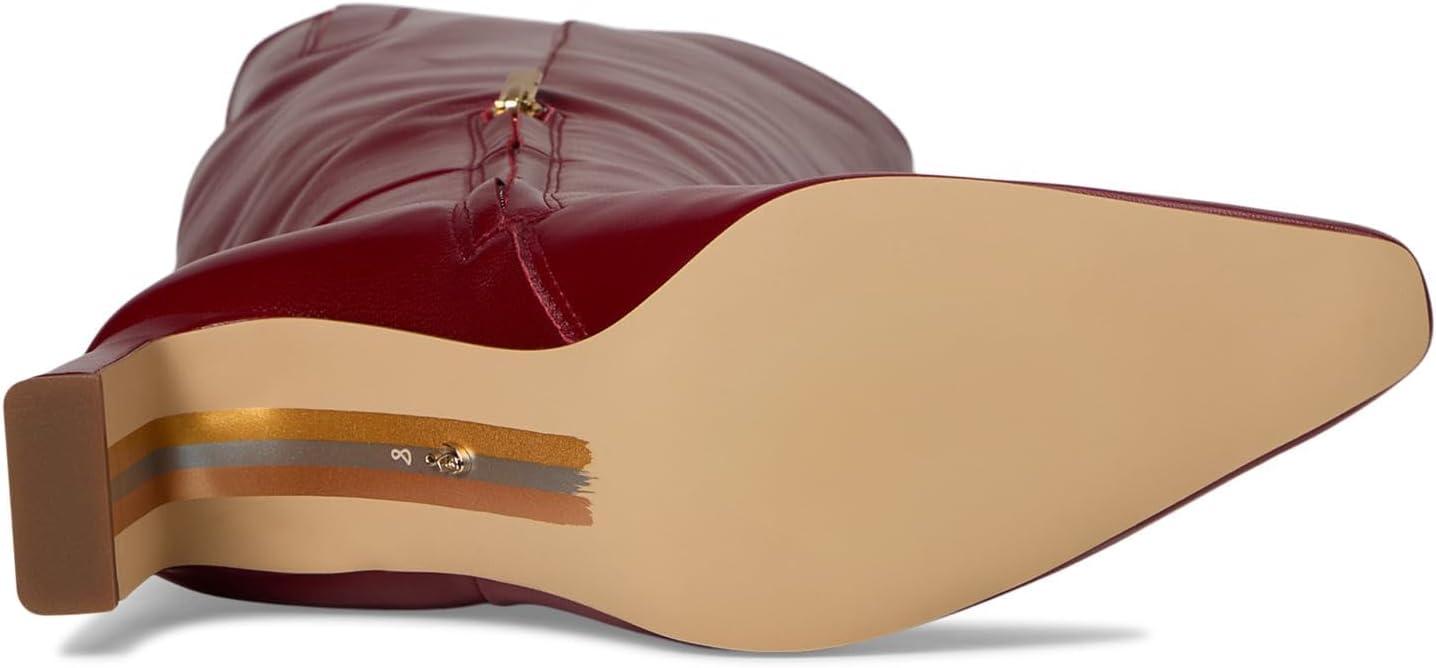 imageSam Edelman Womens Sylvia Knee High BootCabernet Red Wide Calf