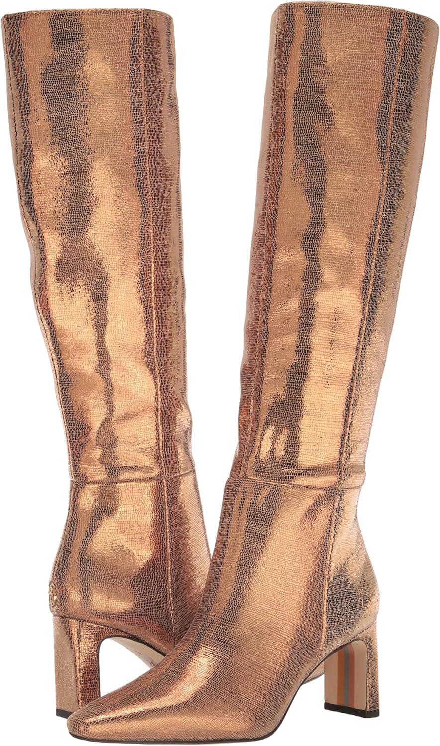 imageSam Edelman Womens Sylvia Knee High BootDeep Gold