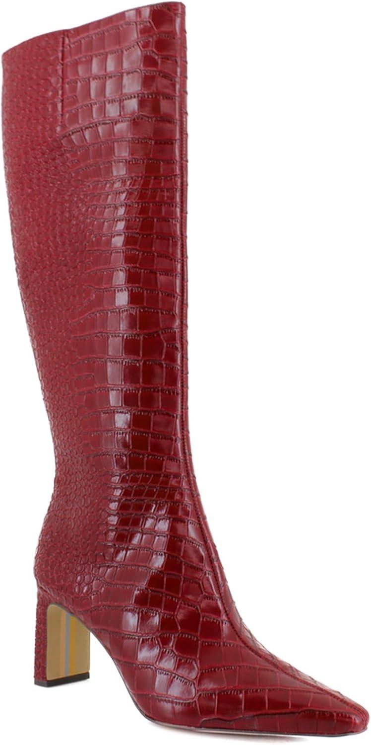 imageSam Edelman Womens Sylvia Knee High BootScarlet Cherry