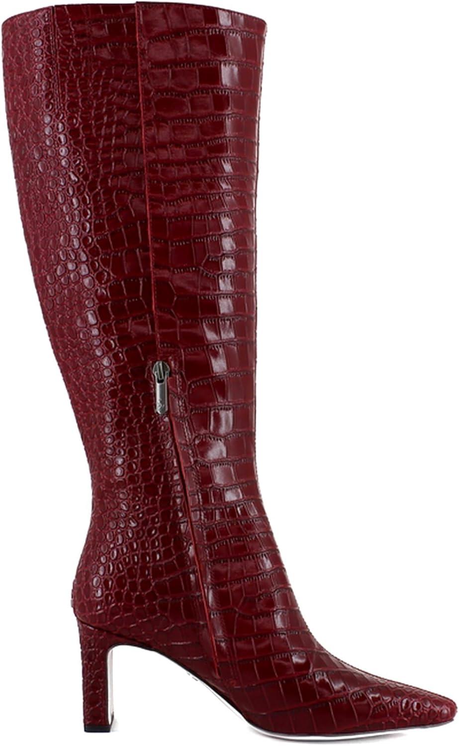 imageSam Edelman Womens Sylvia Knee High BootScarlet Cherry Wide Calf