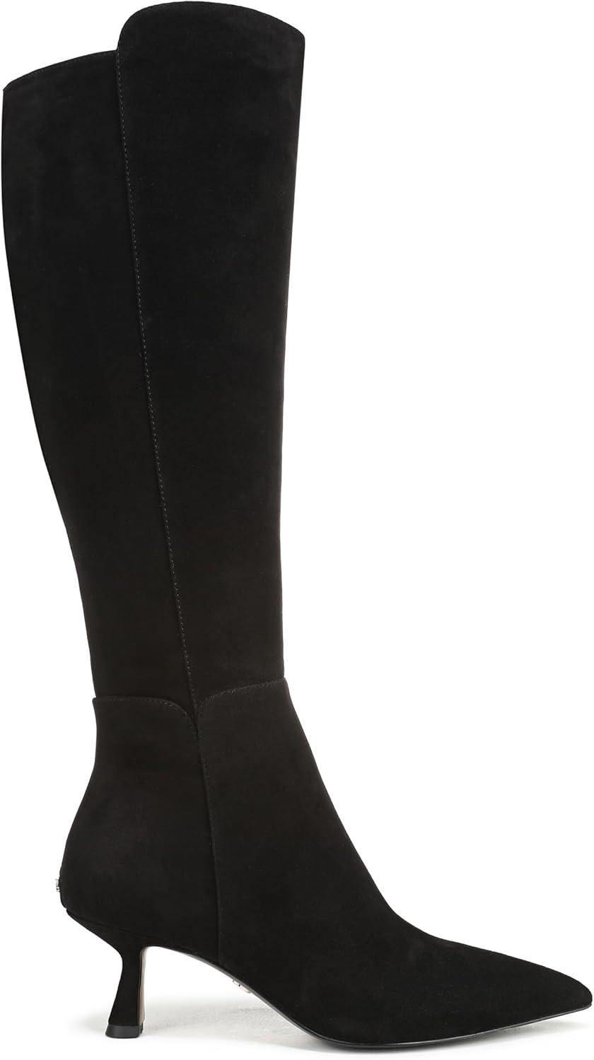imageSam Edelman Womens Taylin Knee High BootBlack Suede Wide Calf