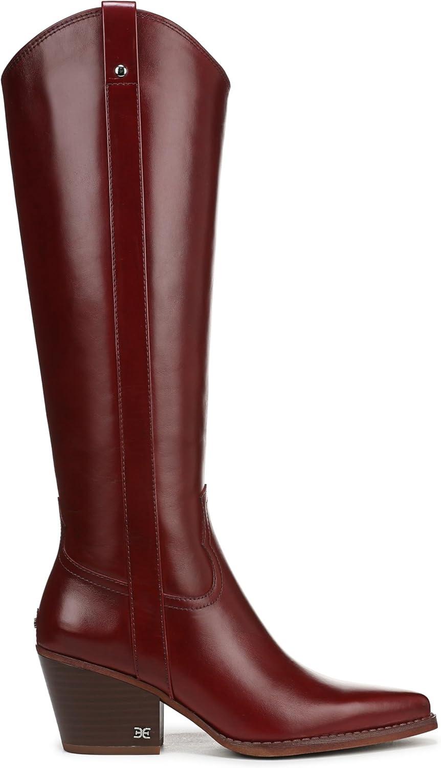 imageSam Edelman Womens Wyatt Western BootDeep Scarlet