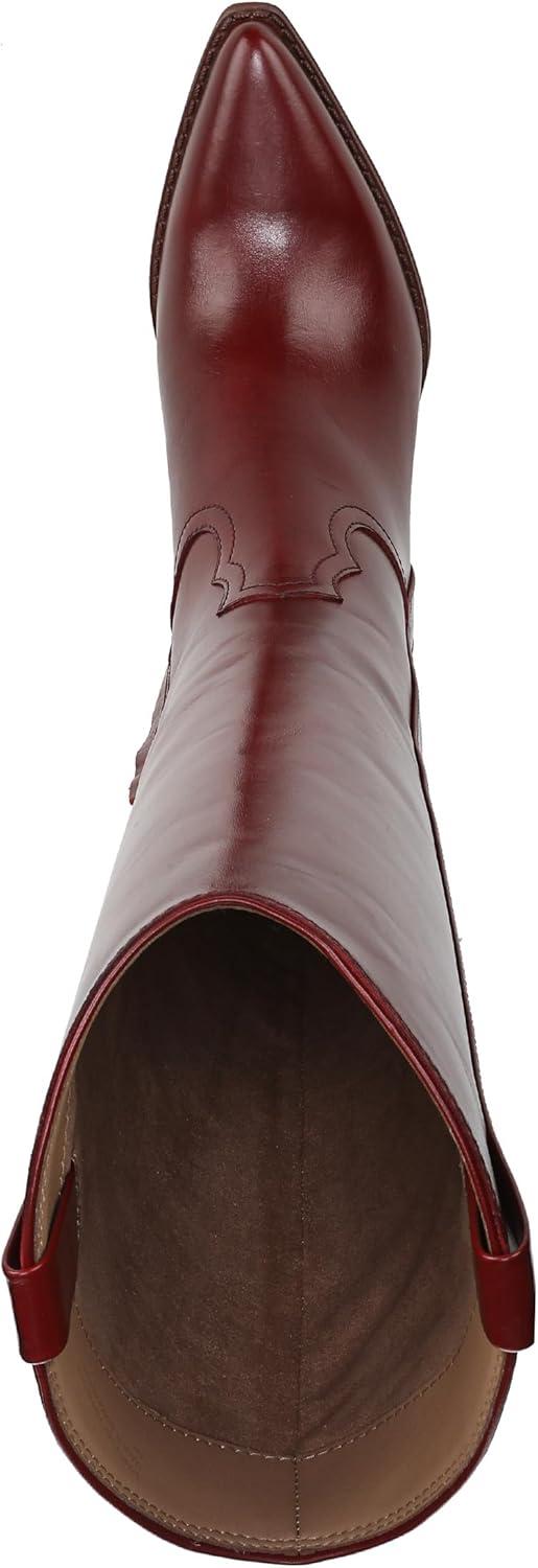 imageSam Edelman Womens Wyatt Western BootDeep Scarlet Wide Calf