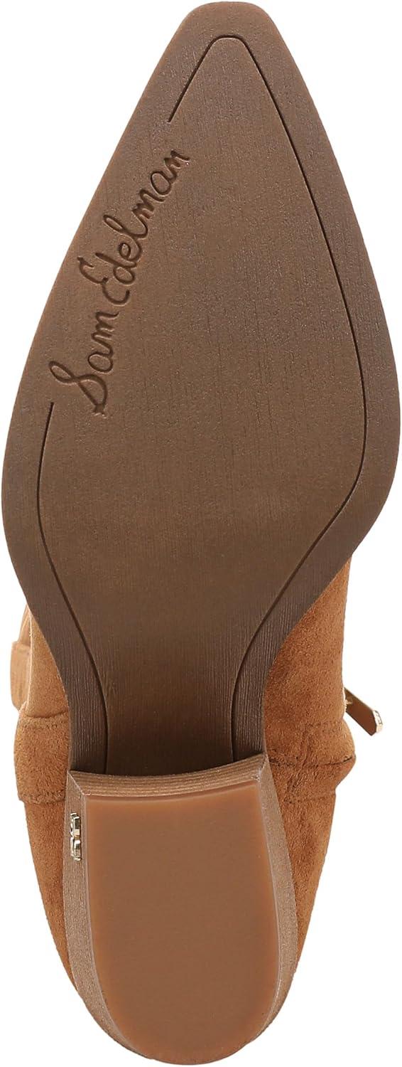 imageSam Edelman Womens Wyatt Western BootFrontier Brown Wide Calf