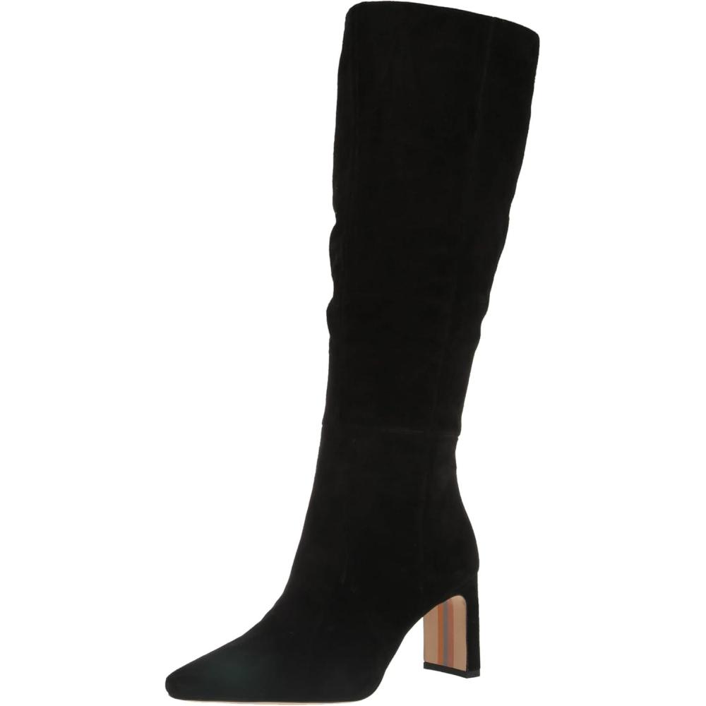 imageSam Edelman Womens Sylvia Knee High BootBlack Suede Athletic Calf
