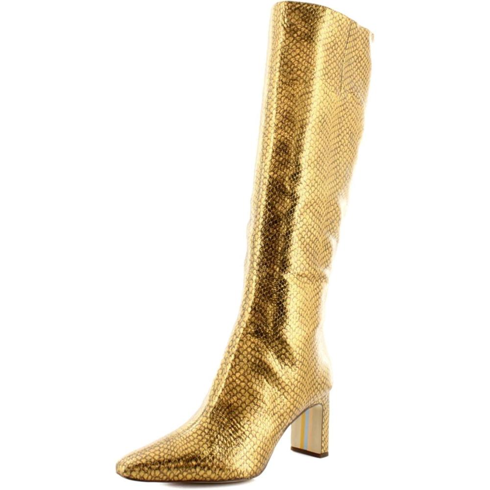 imageSam Edelman Womens Sylvia Knee High BootMedallion Gold Snake