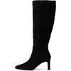 imageSam Edelman Womens Sylvia Knee High BootBlack Suede Wide Calf