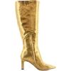 imageSam Edelman Womens Sylvia Knee High BootMedallion Gold Snake Wide Calf