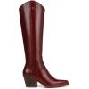imageSam Edelman Womens Wyatt Western BootDeep Scarlet Wide Calf