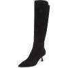 Black Suede Wide Calf Black Suede Wide Calf