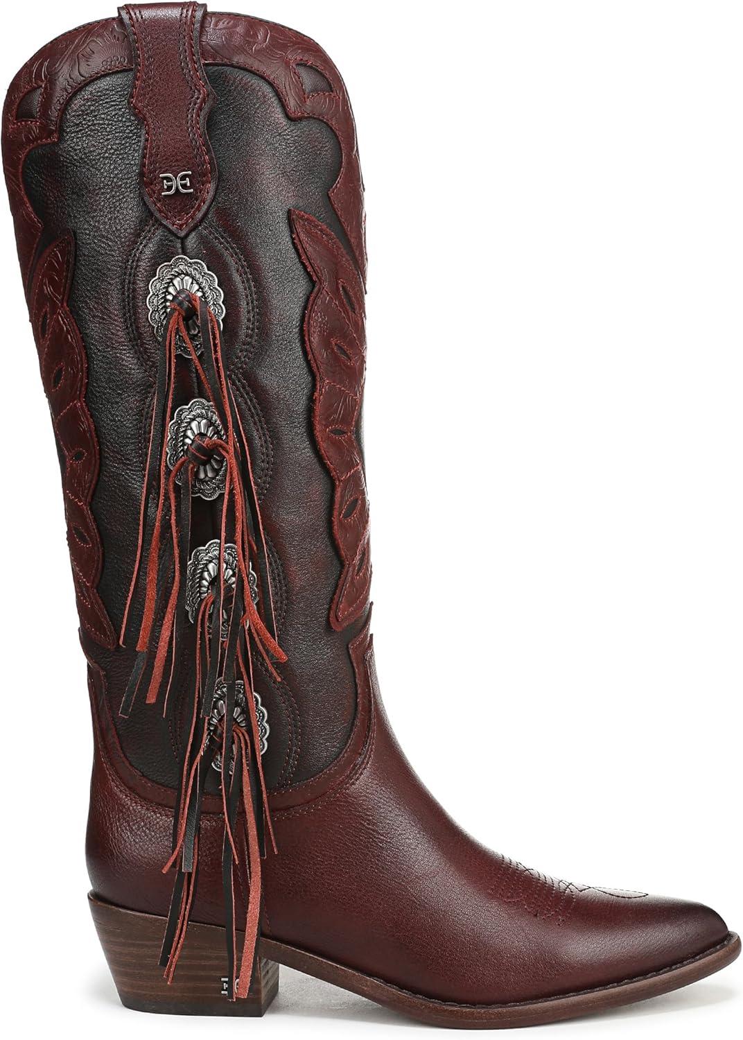 imageSam Edelman Womens Rhett Western BootFrench MerlotFrench Burgundy